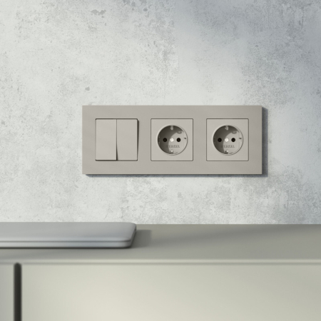 Рамка Werkel W0032917 дымчатый софт