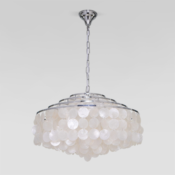 Подвесная люстра Eurosvet 3535/6 хром/перламутр Smart