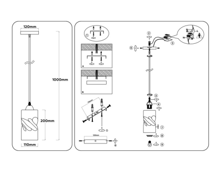 Подвесной светильник Ambrella Light TR3413