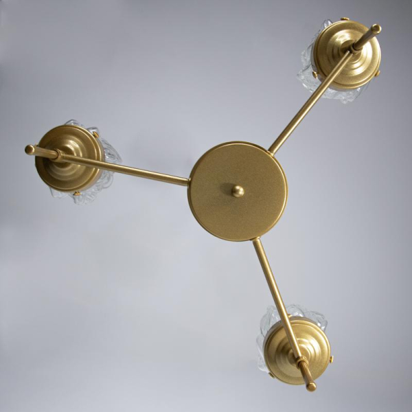 Светильник "Фламенко" 131 НПБ 01-3х40-101 Е14 [ИМ] подвесной зол. Элетех 1005405318