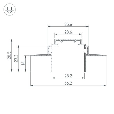 Профиль Arlight 026459