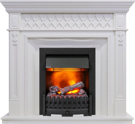 Dimplex Каминокомплект Alexandria - Белый дуб с очагом Danville Black FB2