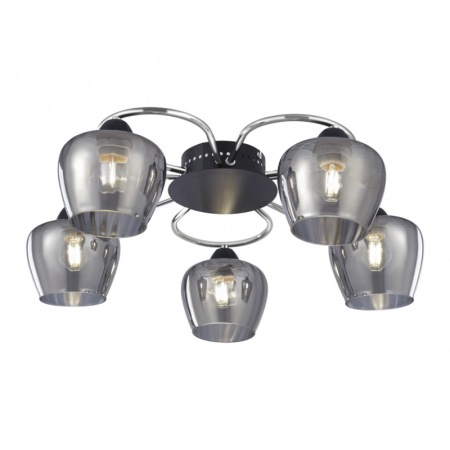 Накладная люстра Arte Milano 321508/5 CR+BK