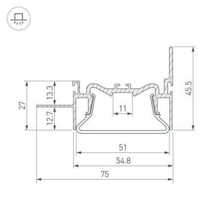 Профиль Arlight 035771