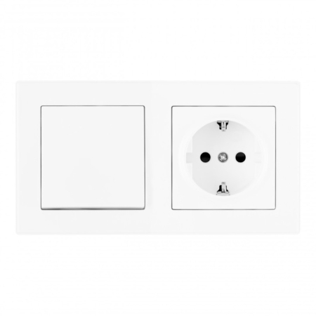 Розетка Arte Milano SET06-2-30-1-40-1 White