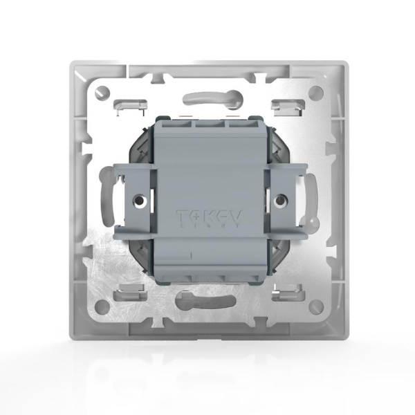 Выключатель 1-кл. СП AVA 10А IP20 в сборе бел. TOKOV LIGHT TKL-AV-V1F-C01
