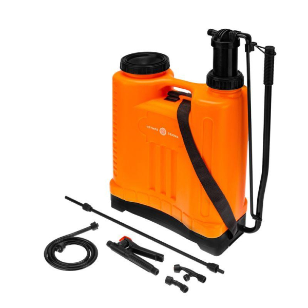 Опрыскиватель садовый гидравлический для растений и цветов 18л ЧЕТЫРЕ СЕЗОНА